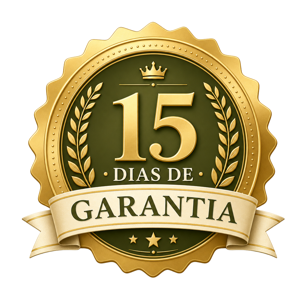 Selo de garantia de 15 dias